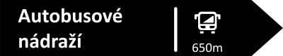 Autobusové nádraží — orientační systém